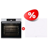 Комплект Встраиваемый духовой шкаф + Электрическая варочная поверхность Gorenje BSA6747A04X + ECT643WCSC