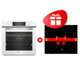 Жиынтық Встраиваемый духовой шкаф Beko BBIE18300W + Beko электр пісіру беті HIC 64400 E 