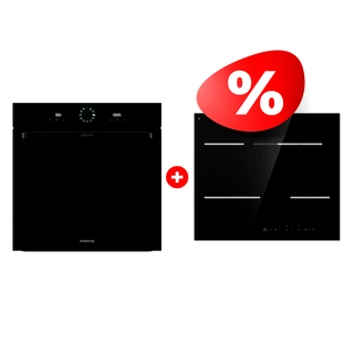 Комплект Встраиваемый духовой шкаф Gorenje BOS6737SYB + Электрическая варочная поверхность Gorenje ECT648ORAB 