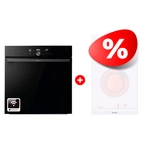 Жиынтық Встраиваемый духовой шкаф Gorenje BPSA6747DGWI + Gorenje электрлік пісіру беті ECT322WCS 