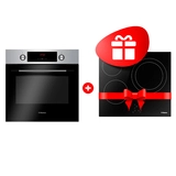 Жиынтық Hansa кіріктірілген тұмшапеш BOEI68441 + Hansa электр пісіру беті BHC66206 