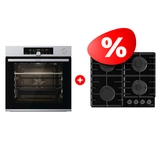 Комплект Встраиваемый духовой шкаф Gorenje BSA6747A04X + Газовая варочная поверхность Gorenje GT642AB 