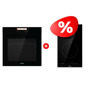 Комплект Встраиваемый духовой шкаф Gorenje BOP798S37BG + Электрическая варочная поверхность Gorenje ECT322BCSC 