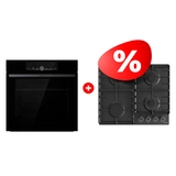 Комплект Встраиваемый духовой шкаф Gorenje BOS6747A01BG + Газовая варочная поверхность Gorenje G642AB 