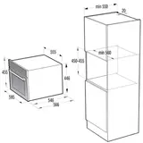 Компактная духовка с функцией СВЧ Gorenje BCM547ORAB - фото 2
