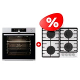 Комплект Встраиваемый духовой шкаф Gorenje BSA6747A04X + Газовая варочная поверхность Gorenje GT642AXW 