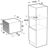 Компактная духовка с функцией пароварки Gorenje BCS547ORAW - фото 2