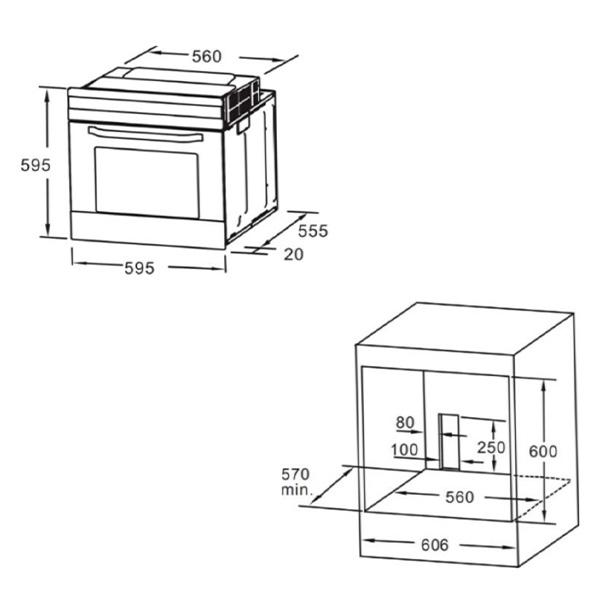 Встраиваемая духовка Midea MO67000GB - фото 4