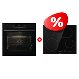 Жиынтық Gorenjie электр пеші BO6737E06B + Стеклокерамическая варочная панель Gorenje CT43SC 