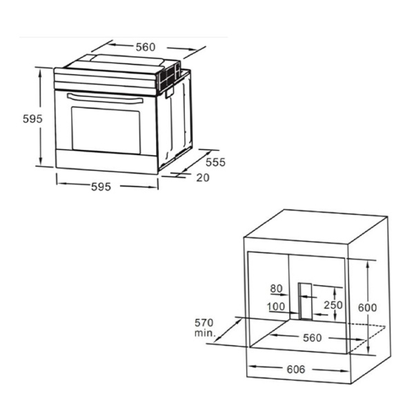 Встраиваемый духовой шкаф Midea MO670A4X - фото 5