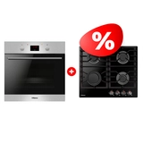 Жиынтық Hansa кіріктірілген тұмшапеш BOEI684121 + Hansa газ пісіру беті BHKS610301 
