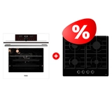 Жиынтық Haier кіріктірілетін тұмша шкафы HOX-FP5AWB + Haier газ пісіру беті HHX-G64CNB 