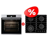 Комплект Встраиваемый духовой шкаф Gorenje BSA6747A04X + Газовая варочная поверхность Gorenje GTW642SYB 
