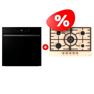 Жиынтық Духовой шкаф Gorenje BOS6737E20FBG + Газовая варочная поверхность Gorenje GW7C51CLI 