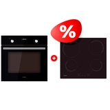 Комплект Встраиваемый духовой шкаф Candy + Электрическая варочная поверхность Candy COSMO mini COXP06NSB + CH64CCB