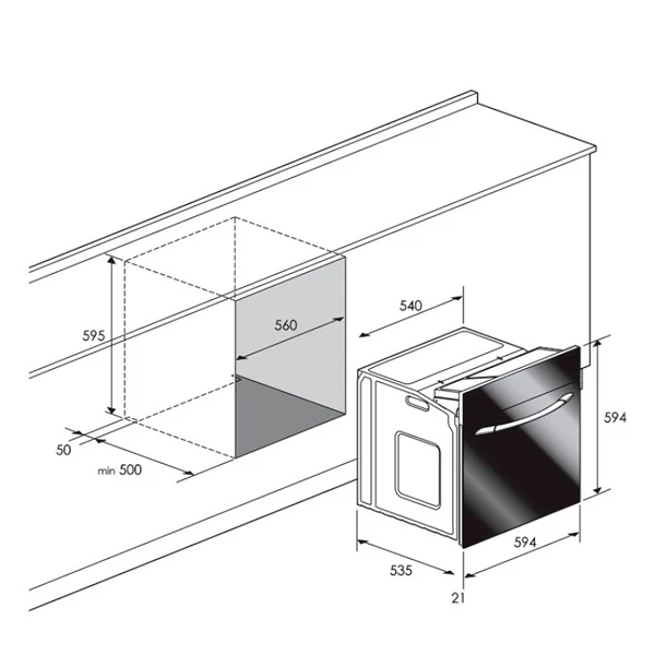 Встраиваемый духовой шкаф Candy FLG202/1W - фото 2
