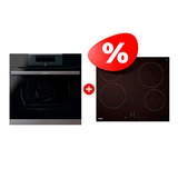 Комплект Встраиваемый духовой шкаф Haier HWO60SM5F5B1H + Стеклокерамическая варочная поверхность Haier HHY-C64NVTB 