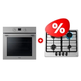 Жиынтық Встраиваемый духовой шкаф Haier HOQ-K4AAN3GG + Haier газ пісіру беті HHX-M64CNX 