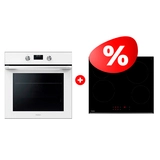 Жиынтық Встраиваемый духовой шкаф Haier HOQ-K5AAN3GW + Haier шыны керамикалық плитасы HHY-C64RVB 