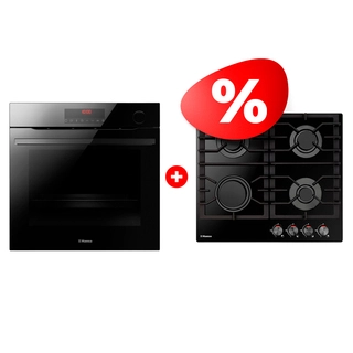 Жиынтық Встраиваемый духовой шкаф Hansa BOEB698699 + Hansa газ пісіру беті BHKS610301 