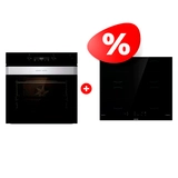 Жиынтық Gorenje кіріктірілетін электр пеші BSA6737ORAB + Индукционная поверхность Gorenje GI6401BSCE 