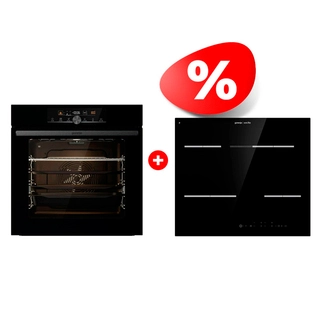 Комплект Встраиваемый духовой шкаф Gorenje BPS6747A06BG + Электрическая варочная поверхность Gorenje ECT648ORAB 