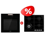 Комплект Встраиваемый духовой шкаф Gorenje BOP798S37BG + Газовая варочная панель Gorenje GTW641AKB 