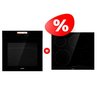 Жиынтық Встраиваемый духовой шкаф Gorenje BOP798S37BG + Gorenje электр пісіру беті ECT646BCSC 