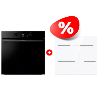 Жиынтық Встраиваемый духовой шкаф Gorenje BOS6737E05DBG + Gorenje электр пісіру беті ECT648ORAW 