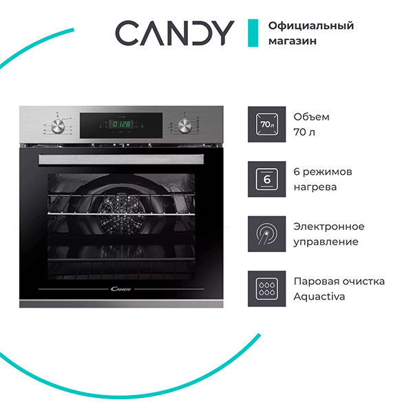 Candy кіріктірілген тұмшапеш FCT615XL