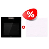 Комплект Встраиваемый духовой шкаф Gorenje BOP798S37BG + Электрическая варочная поверхность Gorenje ECT643WCSC