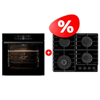 Комплект Встраиваемый духовой шкаф Gorenje BPS6747A06BG + Газовая варочная поверхность Gorenje GTW642SYB