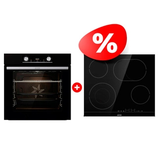 Комплект Встраиваемый духовой шкаф Gorenje BOSX6737E03B + Стеклокерамическая варочная панель Gorenje CT43SC