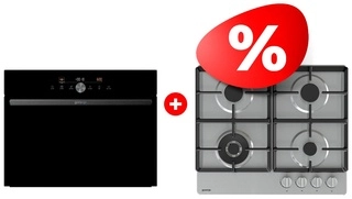 Жиынтық Встраиваемый духовой шкаф Gorenje BCM4547DG + Газовая варочная панель Gorenje GW641XHF  - фото 2