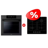 Жиынтық Встраиваемый духовой шкаф Haier HOQ-F6QAN3DG + Haier газ пісіру беті HHX-G64CNB 