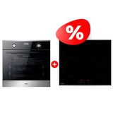 Комплект Встраиваемый духовой шкаф Haier HOX-P11CGBX + Стеклокерамическая варочная поверхность Haier HHY-C64RVB