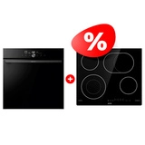 Жиынтық Gorenje кіріктірілетін электр пеші GO66E PIZZA350C + Gorenje электр пісіру беті ECT643SYB 