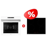 Жиынтық  Haier тұмша шкафы HOQ-P16AN5GW + Haier шыны керамикалық плитасы HHY-C64RVB 