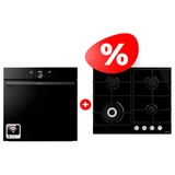 Комплект Встраиваемый духовой шкаф Gorenje BPSA6747DGWI + Газовая варочная панель Gorenje GTW641AKB