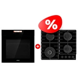 Комплект Встраиваемый духовой шкаф Gorenje BOP798S37BG + Газовая варочная поверхность Gorenje GTW642SYB 