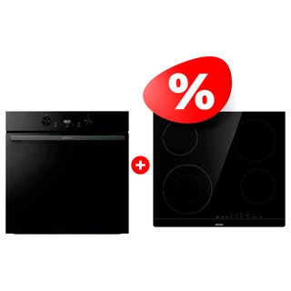 Комплект Встраиваемый духовой шкаф Gorenje BOS6737E05DBG + Электрическая варочная поверхность Gorenje ECT644BSC
