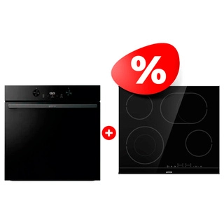 Комплект Встраиваемый духовой шкаф Gorenje BOS6737E05DBG + Стеклокерамическая варочная панель Gorenje CT43SC