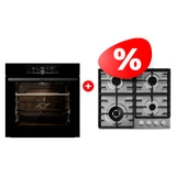 Комплект Встраиваемый духовой шкаф Gorenje BPS6747A06BG + Газовая варочная поверхность Gorenje GW642ABX