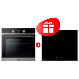 Жиынтық Біріктірілетін духовой шкаф Haier HOQ-K2ANN3BX + Haier шыны керамикалық плитасы HHY-C64RVB 