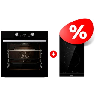 Комплект Встраиваемый духовой шкаф Gorenje BOSX6737E03B + Электрическая варочная поверхность Gorenje ECT322BCSC