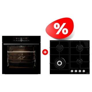 Комплект Встраиваемый духовой шкаф Gorenje BPS6747A06BG + Газовая варочная панель Gorenje GTW641AKB