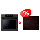 Комплект Встраиваемый духовой шкаф Haier HOQ-F6QAN3DG + Стеклокерамическая варочная поверхность Haier HHY-C64NVTB