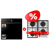 Жиынтық Gorenje кіріктірілетін электр пеші GO66E PIZZA350C + Gorenje газды пісіру беті GT642AXW 