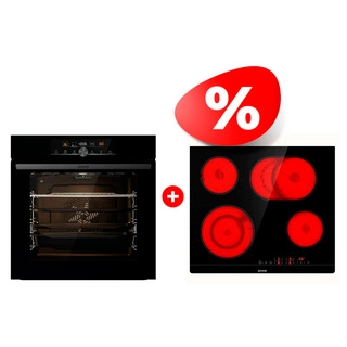 Комплект Встраиваемый духовой шкаф Gorenje BPS6747A06BG + Электрическая варочная поверхность Gorenje ECT643BSC