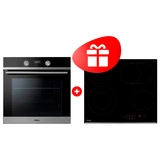 Жиынтық Біріктірілетін духовой шкаф Haier HOQ-K2ANN3BX + Haier шыны керамикалық плитасы HHY-C64ROVB 